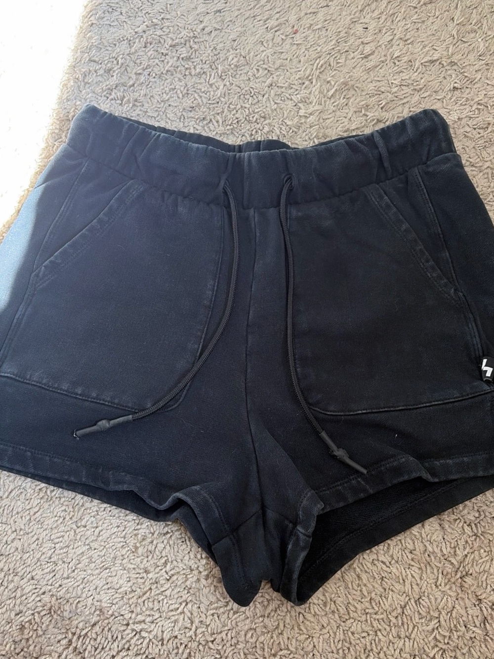 JoyLab Black Women's Athletic Drawstring Shorts